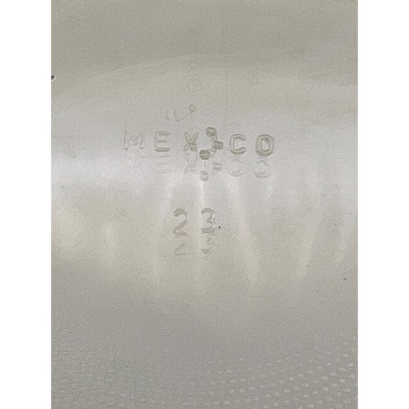 Vintage Amber Glass Round Casserole Dish w/ Handles Mexico 8.25" - Picture 6 of 7